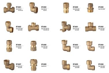 Precisione gialla di CNC di abitudine che lavora, montaggio di compressione con il nichel/cromato d'ottone