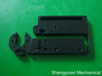 La precisione di CNC AL6061 che lavora il supporto a macchina del motore della testa di Clab con il nero anodizza