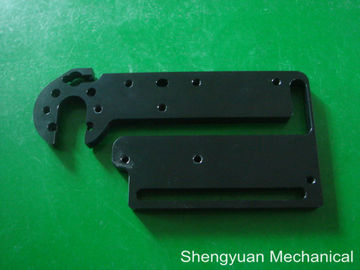 La precisione di CNC AL6061 che lavora il supporto a macchina del motore della testa di Clab con il nero anodizza