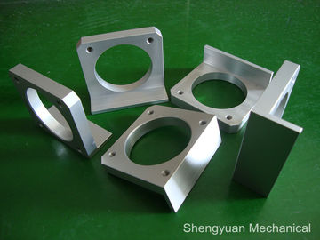 Lavorare di precisione di CNC naturale anodizza i pezzi di ricambio del motore o della stampatrice 3D del metallo del sostegno AL6061