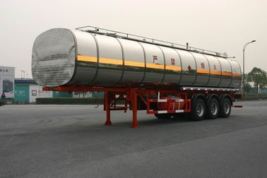 Alluminio chimico dell'acciaio del semirimorchio di 42000 di litro assi liquidi dell'autocisterna 3