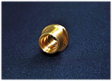 Parti girate non standard del rame placcato dell'oro, pezzo meccanico di CNC