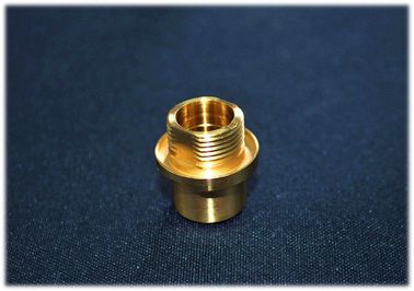Parti girate non standard del rame placcato dell'oro, pezzo meccanico di CNC