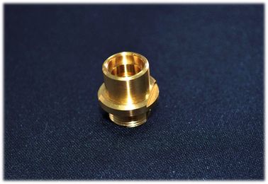 Parti girate non standard del rame placcato dell'oro, pezzo meccanico di CNC