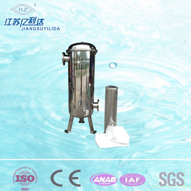 Sistemi di alloggio portatili del filtro a sacco da 0,5 micron per trattamento delle acque reflue industriale